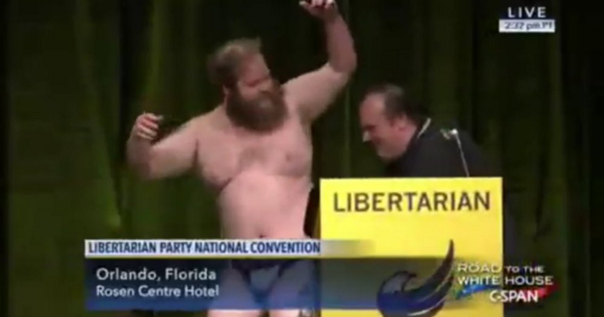 Curious About What You Missed At Libertarian Convention? Just, Y’Know, Stripping Candidates!