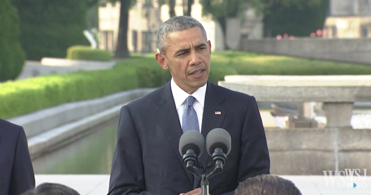 Obama in Hiroshima Calls For “A World Without Nuclear Weapons”