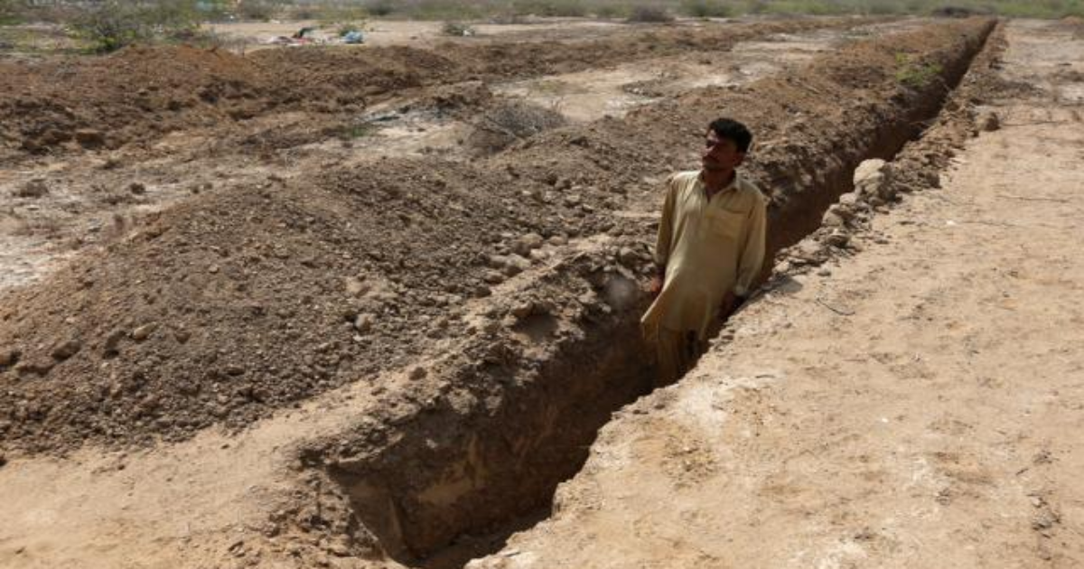 Mass Graves Being Dug for Climate Change Corpses