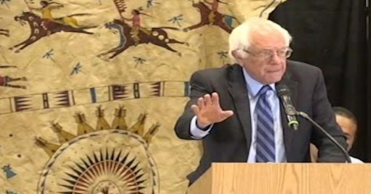 Bernie Sanders Addresses Native Population at Pine Ridge Indian Reservation – Majority Report