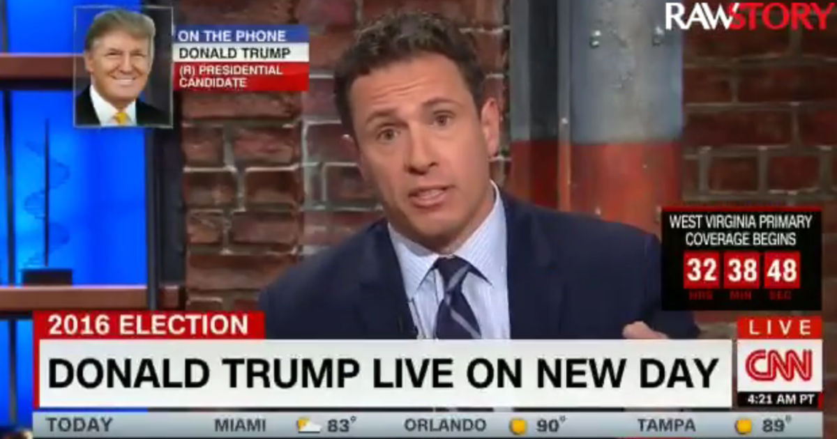 CNN Host Begs Trump To Forgive Him After Doing Some Real Journalism