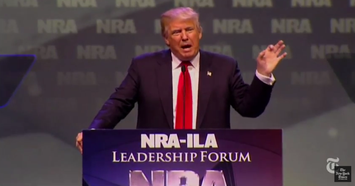 Trump Gets NRA Endorsement: “I Will Not Let You Down”