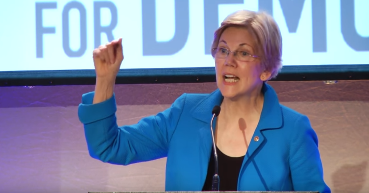 Elizabeth Warren Going after Trump like a Scum-Seeking Missile