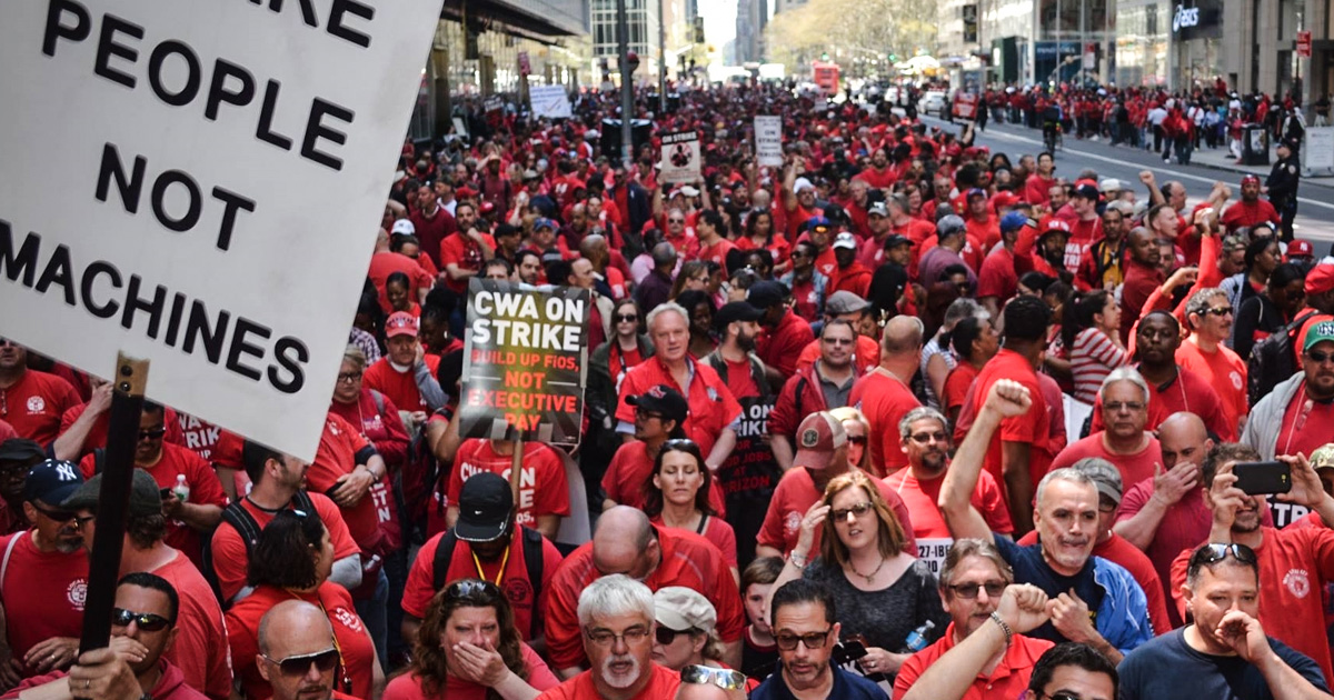 ‘We’re fighting for a fair contract’: Verizon strike has national day of action – Ed Schultz