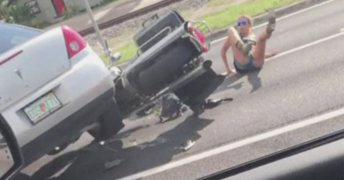 Car RUNS OVER Couple On Motorcycle In Florida Road Rage Incident – The Young Turks