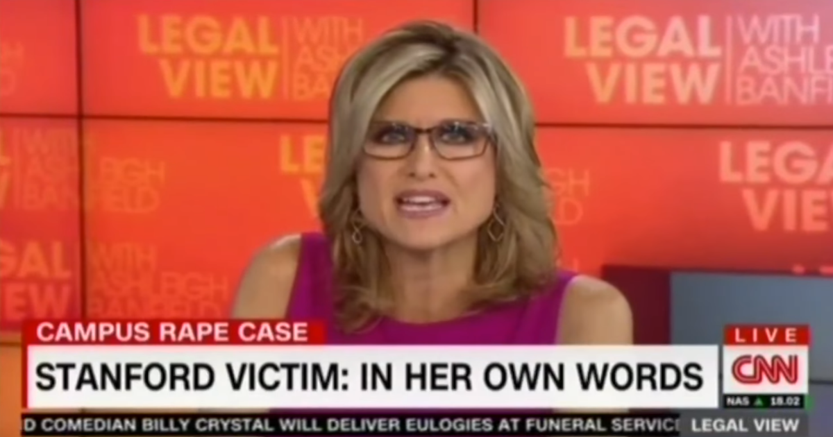 CNN Anchor Giving Victims The Respect They Deserve: Reads Stanford Rape Letter On Air