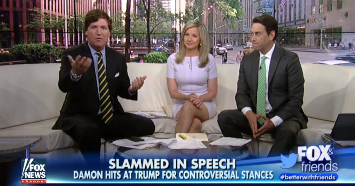 Pompous Fox Punk Rants about Matt Damon’s Anti-Wall Street Commencement Speech