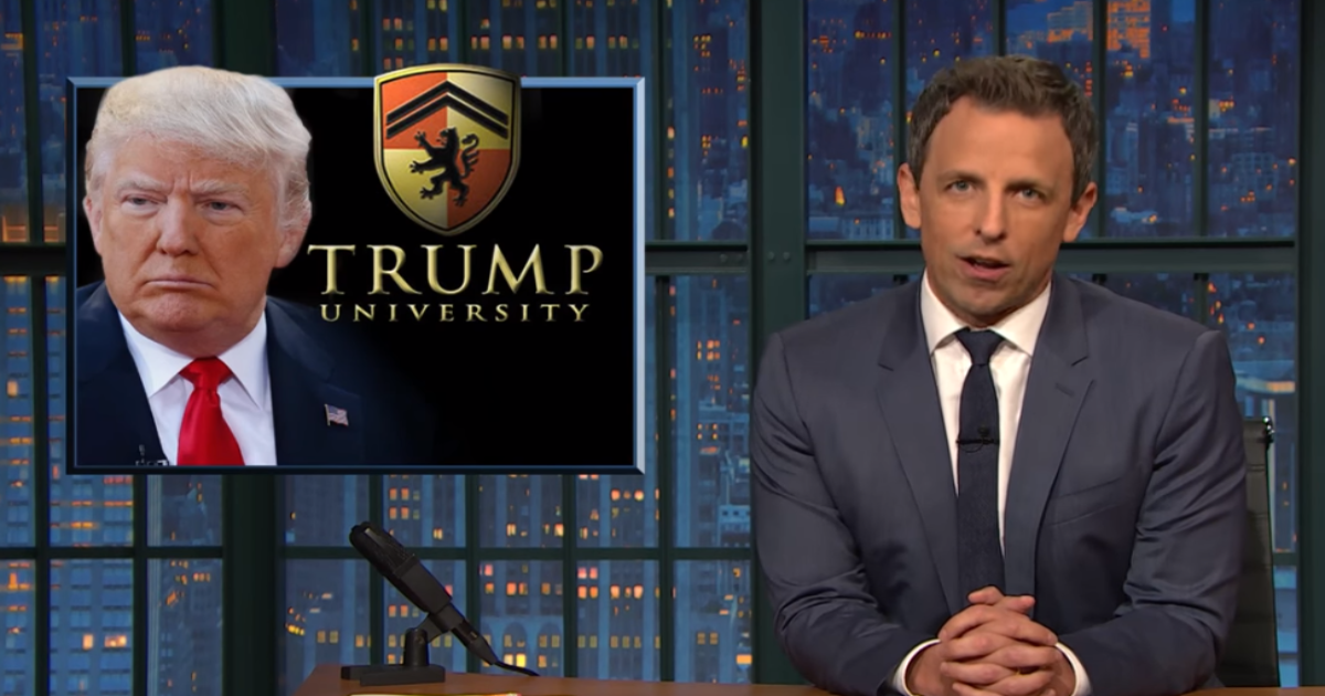 Seth Meyers Issues Stern Condemnation of Trump’s White Nationalist Failings