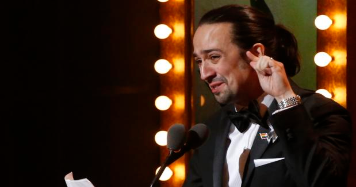 “Love is Love is Love is Love is Love” : Lin-Manuel Miranda Eulogizes Orlando In Acceptance Speech