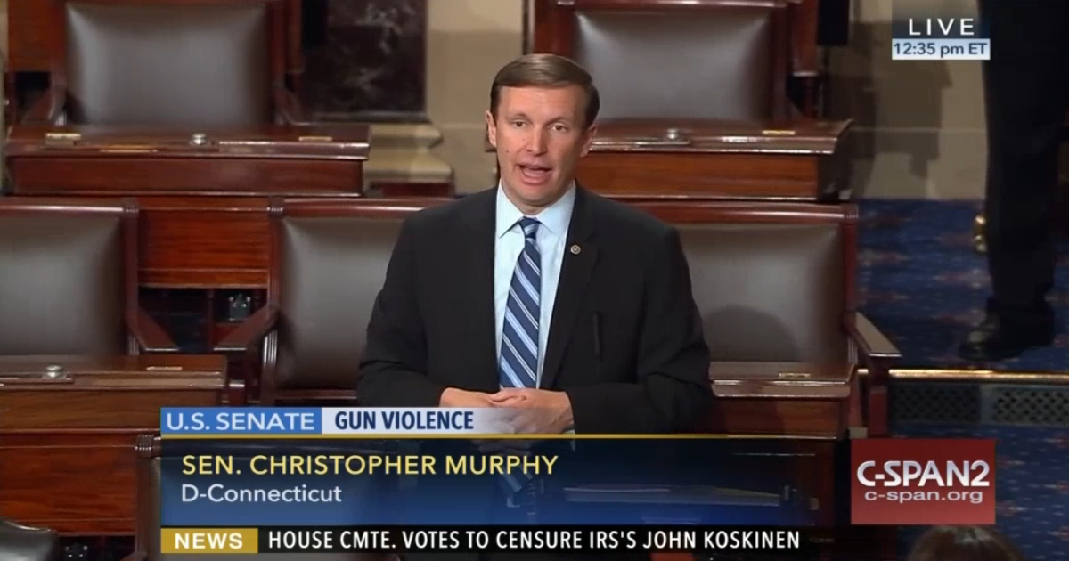 Happening Now: Connecticut Senator Filibustering For Gun Reform