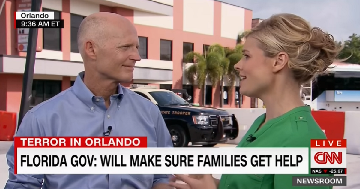 CNN Asking Real Questions Of Slimy Rick Scott on Orlando: “Can you Accept Any Responsibility?”