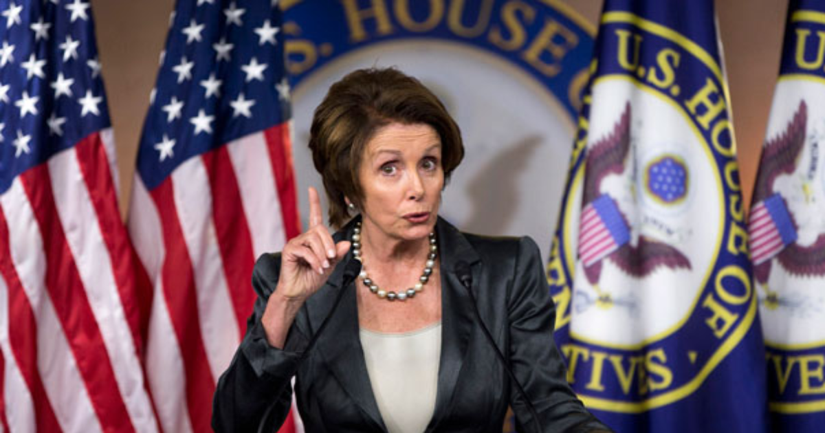 Nancy Pelosi Called Stephen Bannon a ‘White Supremacist’ – Twice