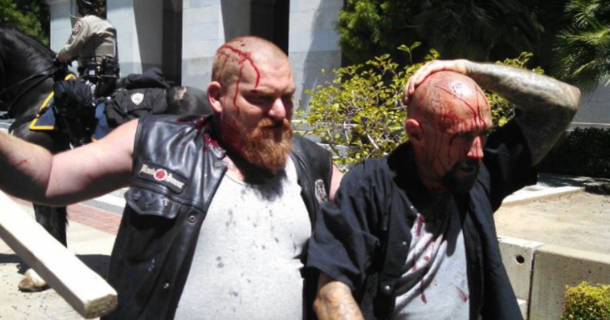 Nazi Protest Turned Violent When Counter-Protesters Show Up To Shut Them Down