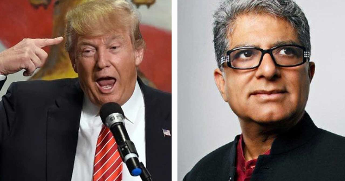 Deepak Chopra: Trump Is ‘Emotionally & Mentally Retarded’ – Majority Report