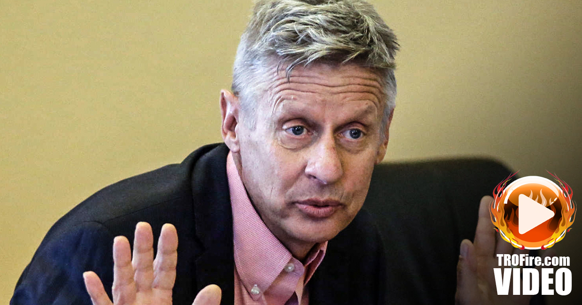 No, Gary Johnson Won’t Sway The Election – Libertarianism Is Nuts – The Ring of Fire