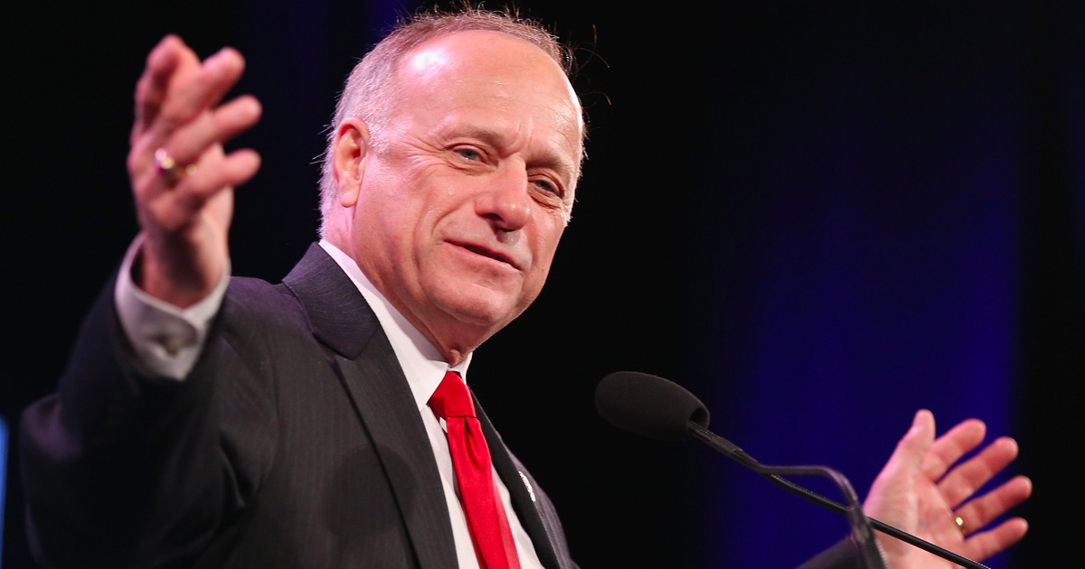 Republican Steve King Says People of Color Haven’t Contributed Anything to Western Civilization.