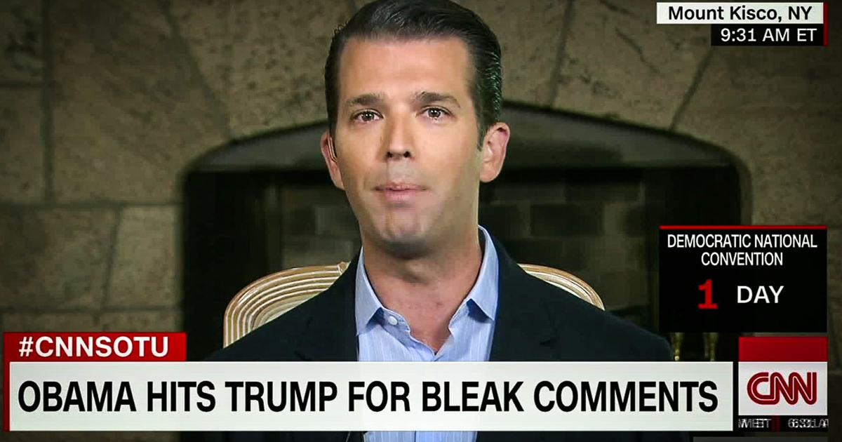 Donald Jr. Finally Relatable: Can’t Wait For His Dad’s Presidency to be Over