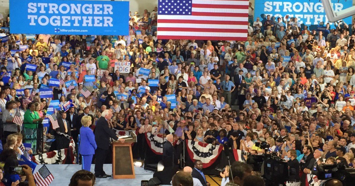 BREAKING: Bernie Sanders Endorses Hillary Clinton At NH Joint Campaign Event