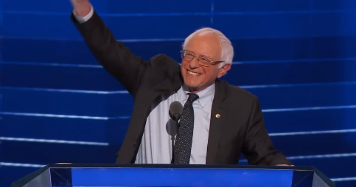 Sanders Took the Stage at Dem Convention and the Crowd Went WILD – Bernie Could Barely Speak