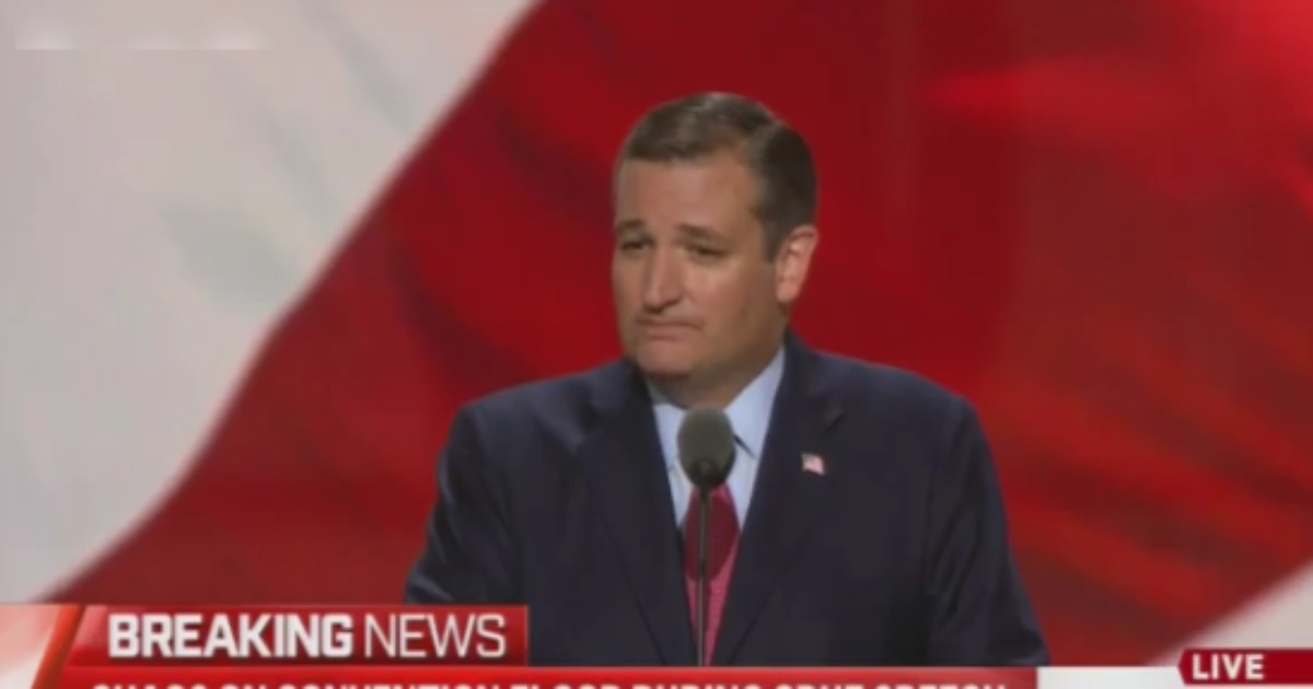 A Party at the Edge of the Abyss: RNC Crowd Boos Ted Cruz Offstage For Not Endorsing Trump