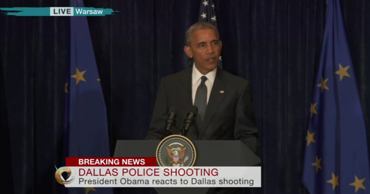 President Obama Addresses Dallas Police Shooting: “Vicious, Calculated, Specific Attack”