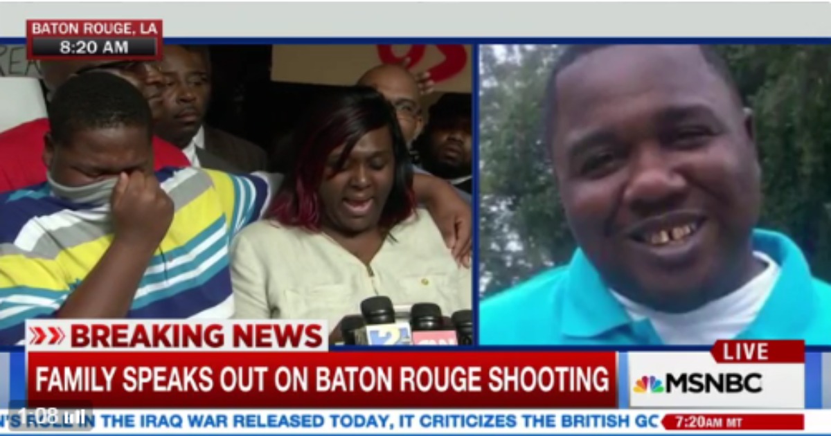 Alton Sterling’s Oldest Son Sobs During Press Conference For His Dad’s Murder