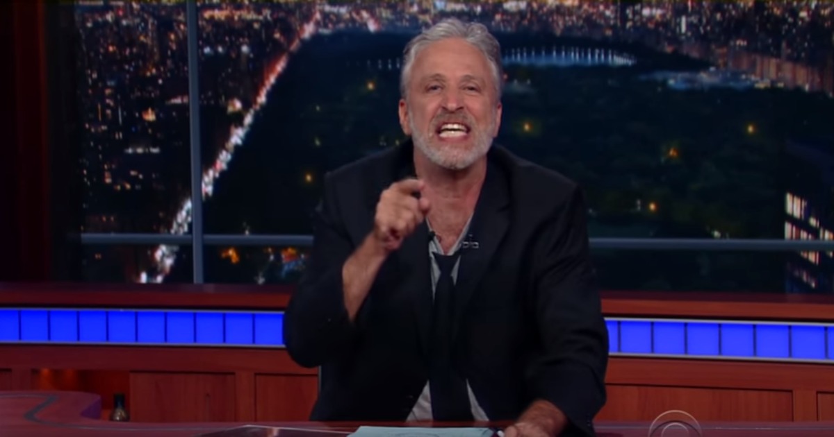 Jon Stewart Rips Into Trump On His Triumphant Return: “This Country Isn’t Yours – It Never Was”