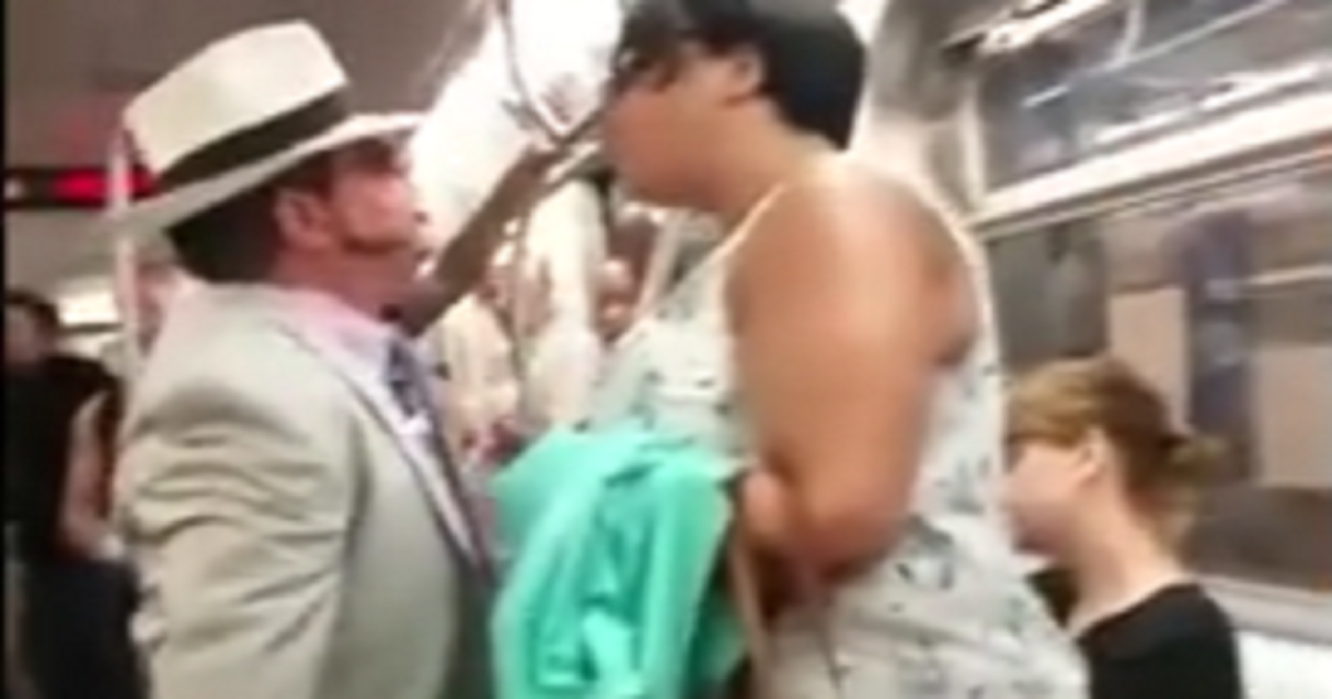 Another Typical Trump Supporter: Lashes Out In Racial Hatred on Subway