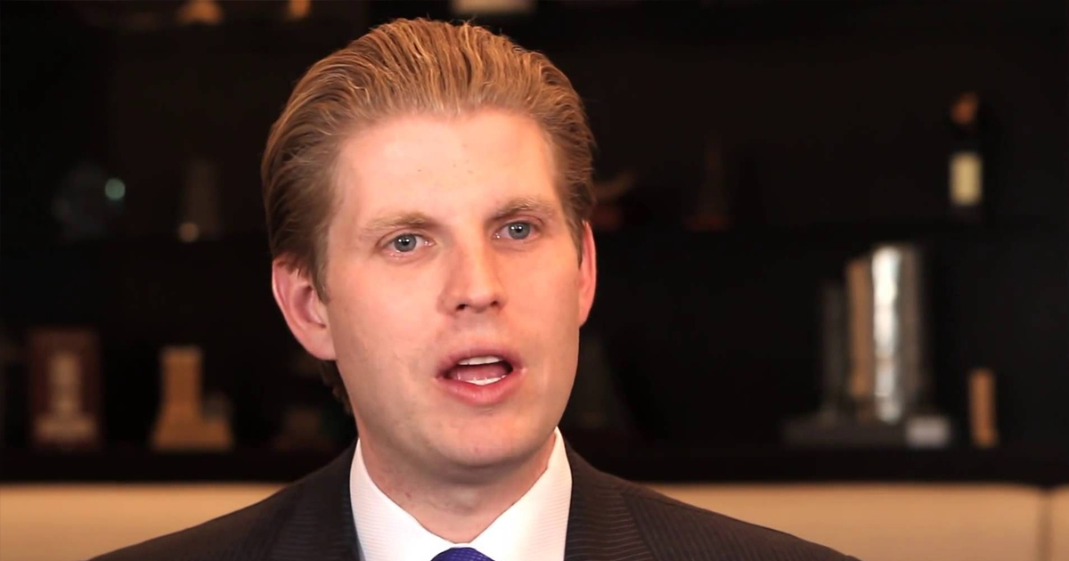 Eric Trump Doesn’t Think He Lives In a Bubble, Thinks 4 Percent Dem Support Is More Like 90 Percent – The Majority Report