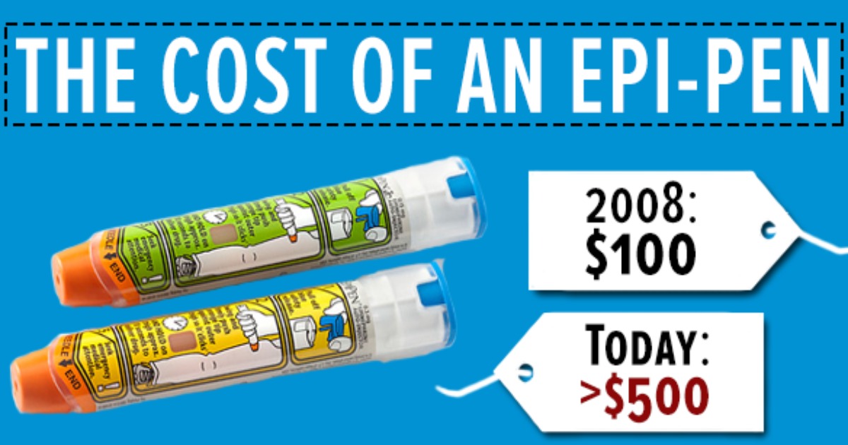 Epi-Pen Maker Mylan Still Hasn’t Lowered Prices And Doesn’t Think You Care