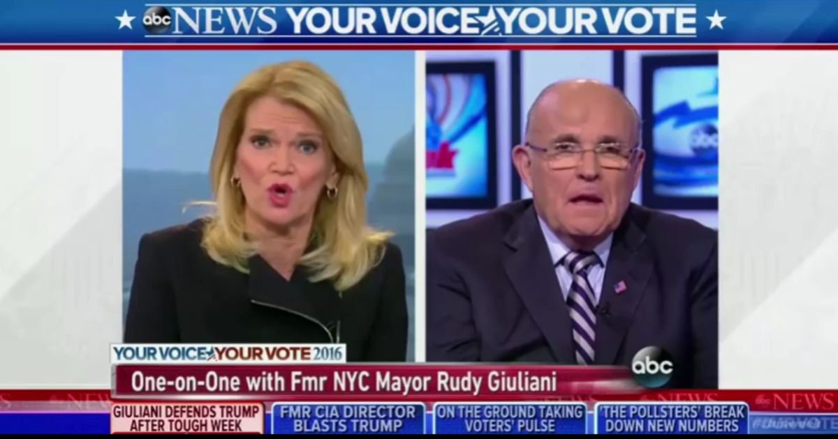 Creepy Giuliani Won’t Give Up On Benghazi B.S.