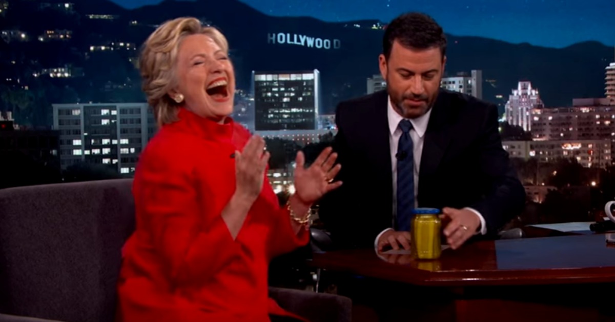 Clinton Kills Ill Health Rumors On Kimmel: “You Can Take My Pulse While I’m Talking to You”