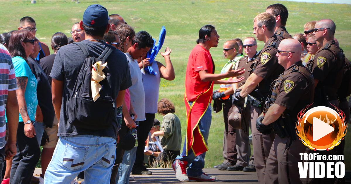 Pipeline Company Security Pepper Sprays Lakota Sioux Protestors