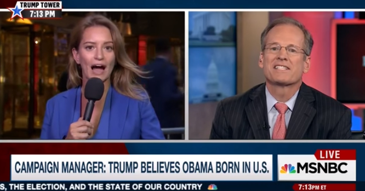 MSNBC: Reporter Katy Tur SLAMS Trump Surrogate for Denying Trump Led Supporters To Birtherism – The Majority Report