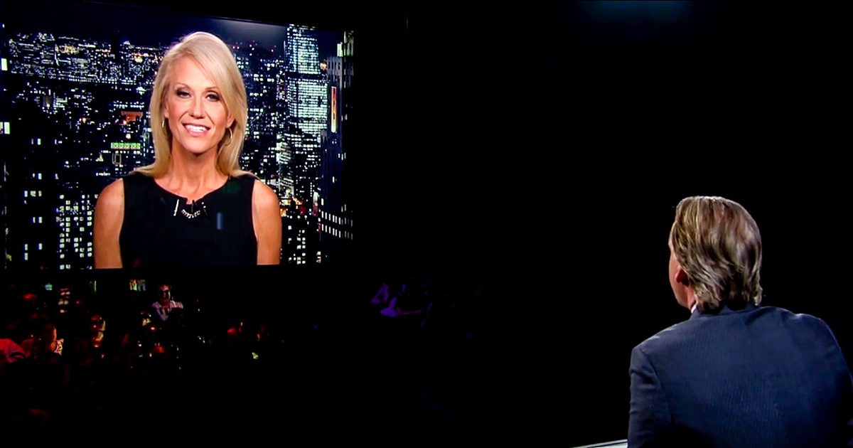 Bill Maher Dukes It Out With Trump Campaign Manager Kellyanne Conway on Real Time