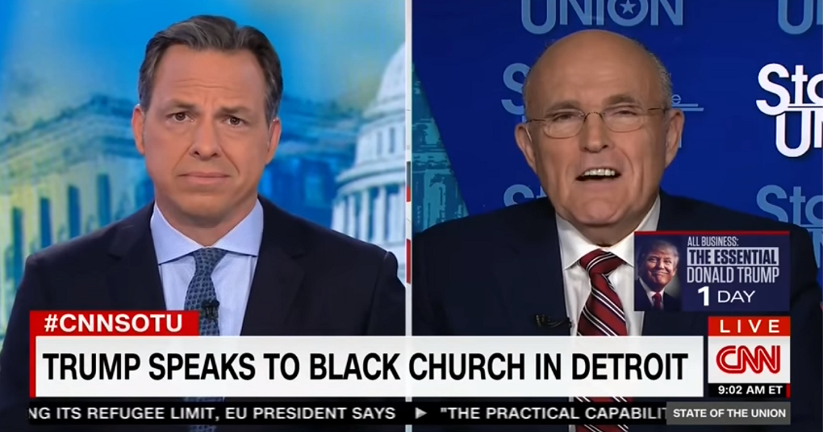 Rudy Giuliani Thinks We Should All be Ashamed of Ourselves For Pointing Out Trump’s Racism