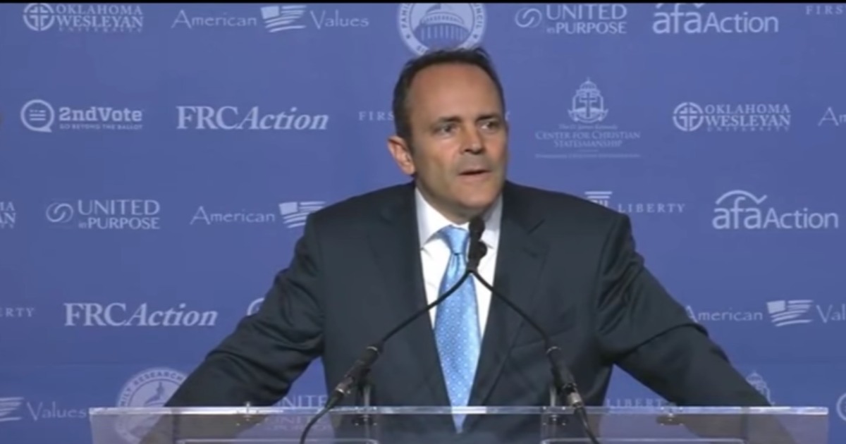 Kentucky GOP Governor Says Blood of Christian Americans Will be Shed If Clinton is Elected