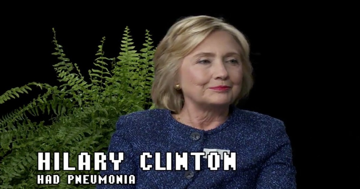 Between Two Ferns: Galfianakis Asks Clinton What Will Happen If She Gets Pregnant While President