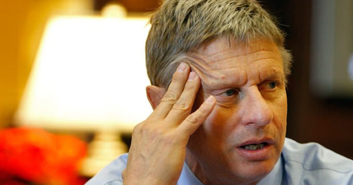 Gary Johnson Is Not Just A Harmless Idiot – Thom Hartmann Program