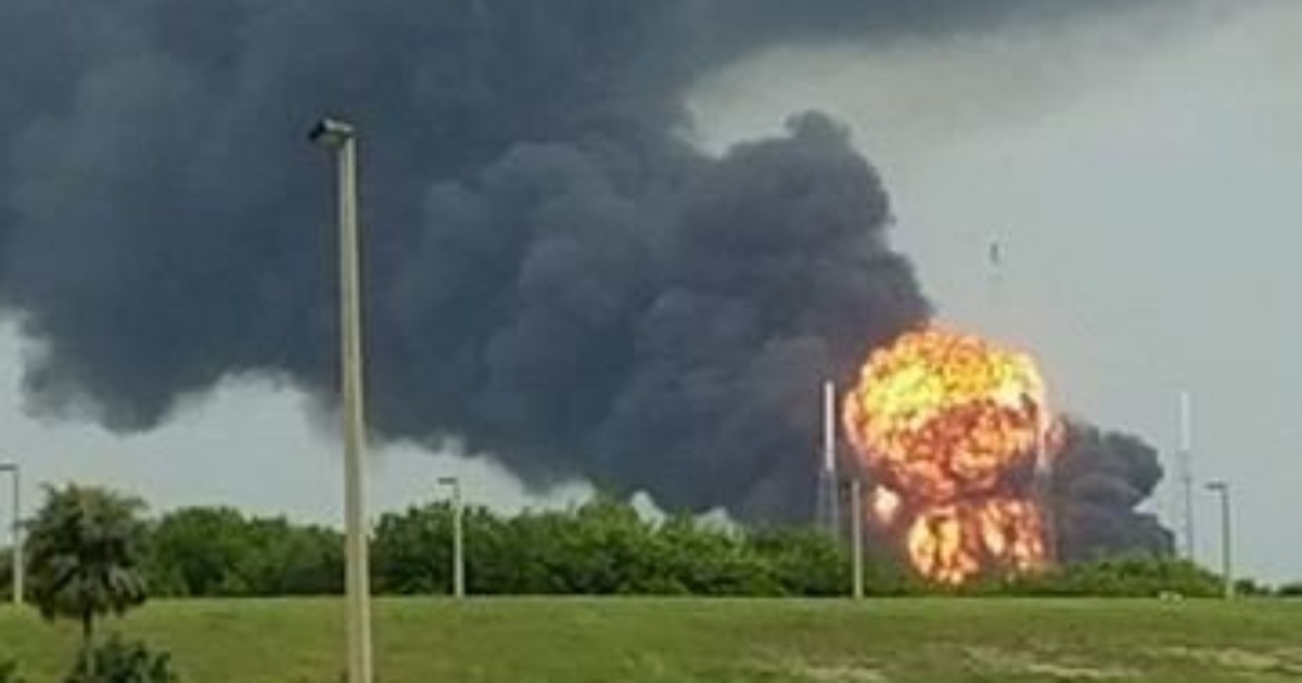 Major Setback in Private Space Exploration As Space-X Rocket Explodes on Pad