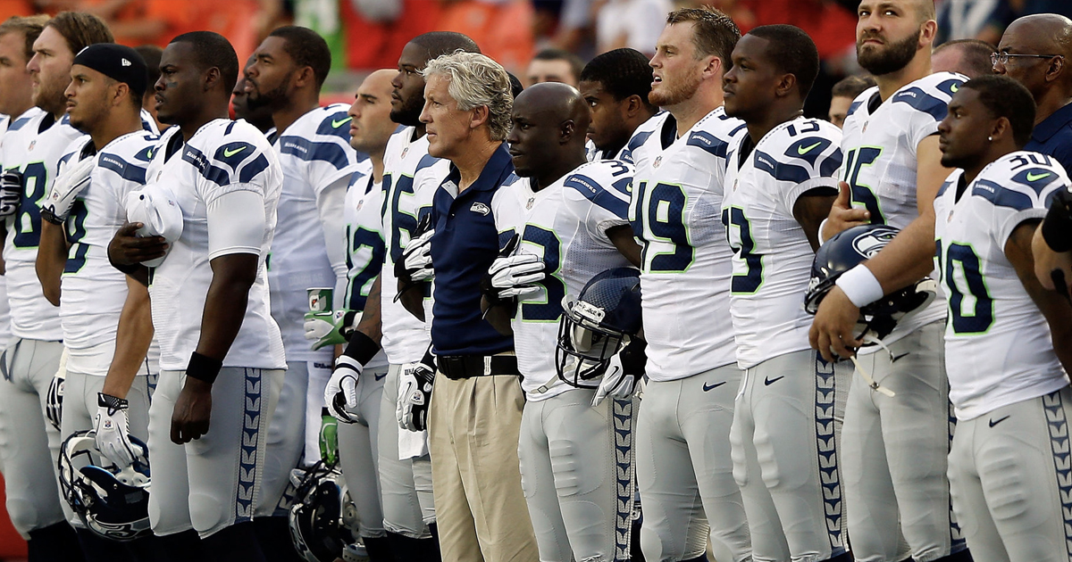 Seattle Seahawks as a Team to Protest in Solidarity with Kaepernick – Benjamin Dixon Show