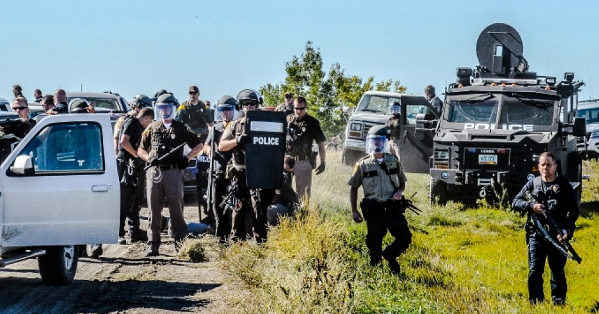 Dakota Pipeline Protests Escalate: Police Use Sound Cannon, Pepper Spray Against Activists – The Majority Report