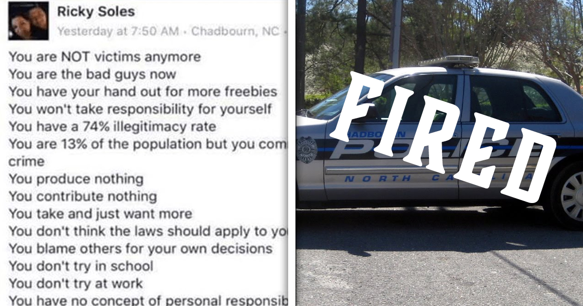 Racist Facebook Post Gets Cop Fired – The Young Turks