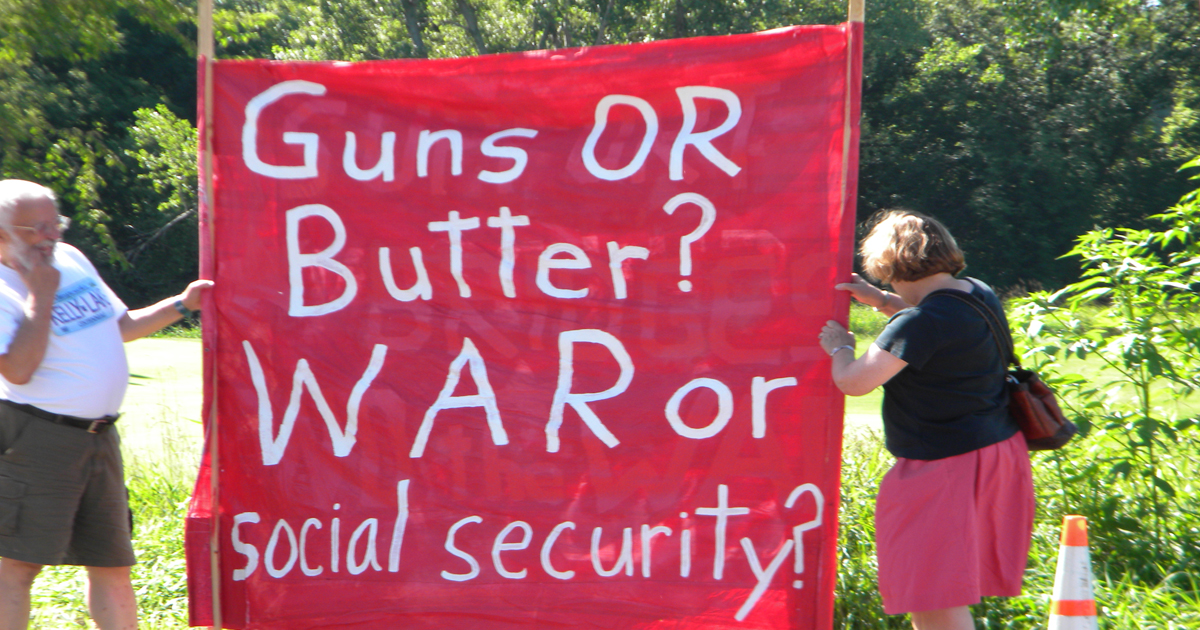 What Could Have Been If We Spent Taxes on Butter Instead of Guns – Benjamin Dixon Show