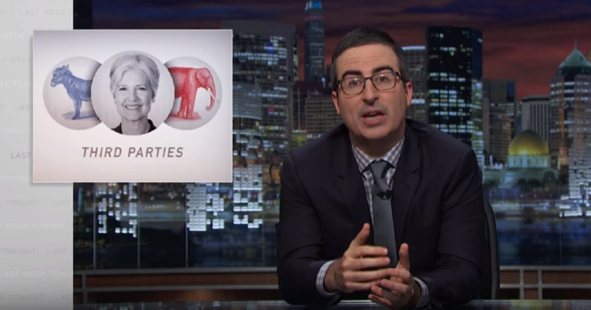 John Oliver Gets Harsh With 3rd Party Candidates