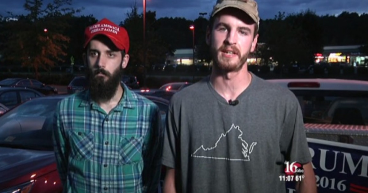 What We Can Expect on Election Day: Two Trump Thugs Stage Armed ‘Protest’ Outside Dem Campaign Office