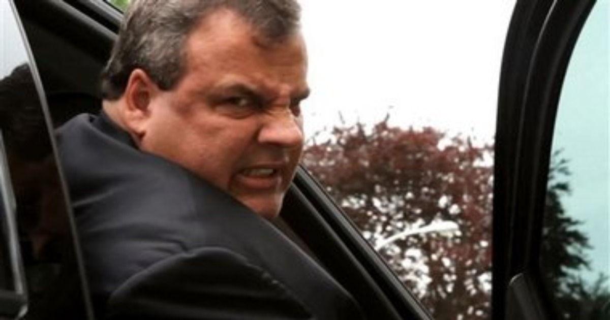 R.I.P His Political Career: Chris Christie Cast His Ballot Under Shadow of Night Early This Morning