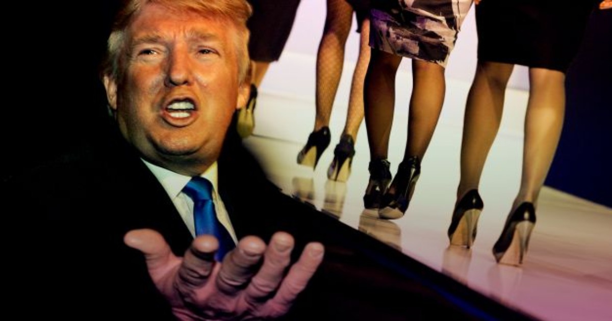 Trump Allegedly Caught Creeping in Dressing Room of Underage Models As Owner of Miss Teen USA