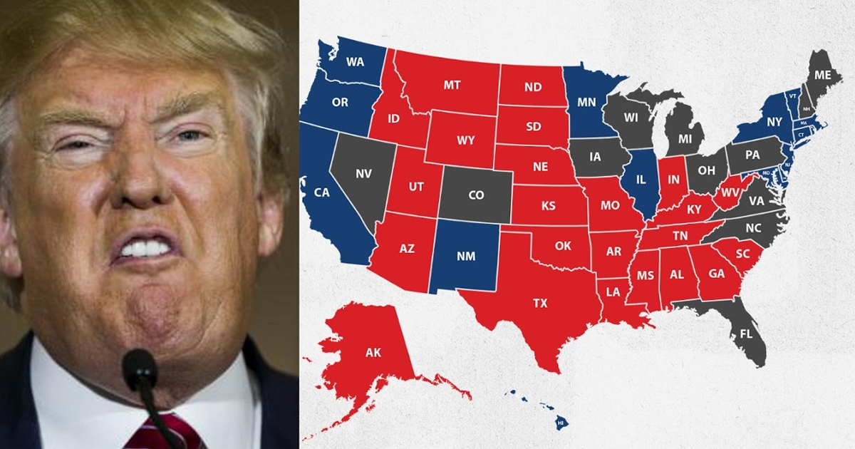 Trump Campaign’s Dishonest & Delusional Election Map – David Pakman Show