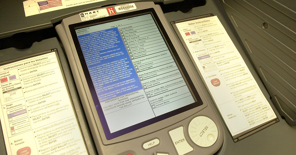 Our Voting Machines Aren’t Just Hackable, They’re Also Pieces Of Crap – Redacted Tonight